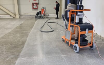 RECONDITIONARE, SLEFUIRE PARDOSEALA DIN BETON ELICOPTERIZATĂ DEFECTUOS.