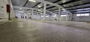 Slefuire beton in hala