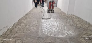 Slefuire chit pardoseala mozaic