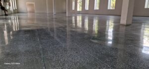 Pardoseala din mozaic lustruit