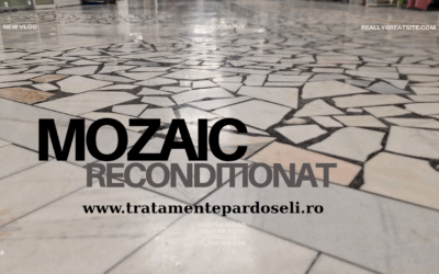 Slefuire mozaic, tratamente pardoseli din mozaic.