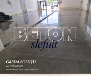 Sigilare beton lustruit